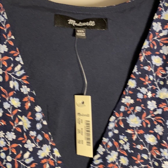 Madewell Tie-Waist Midi Dress in Harvest Vine - Picture 4 of 5